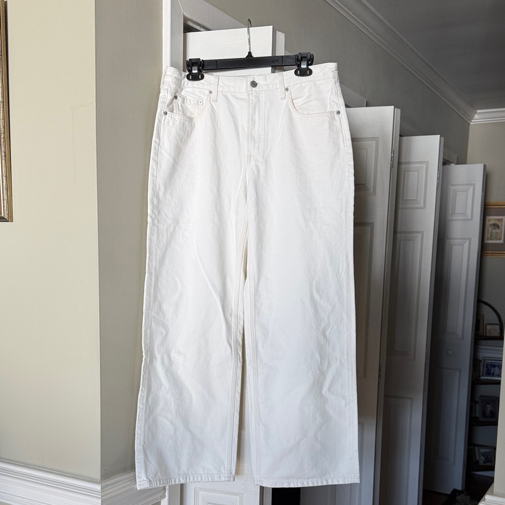 Everlane Women's Cream Flare Jeans